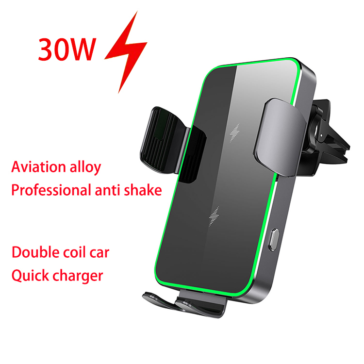 Wireless Car Charger Mount Fast Charging - Pengisi Daya Nirkabel Qi2, Dudukan Ponsel