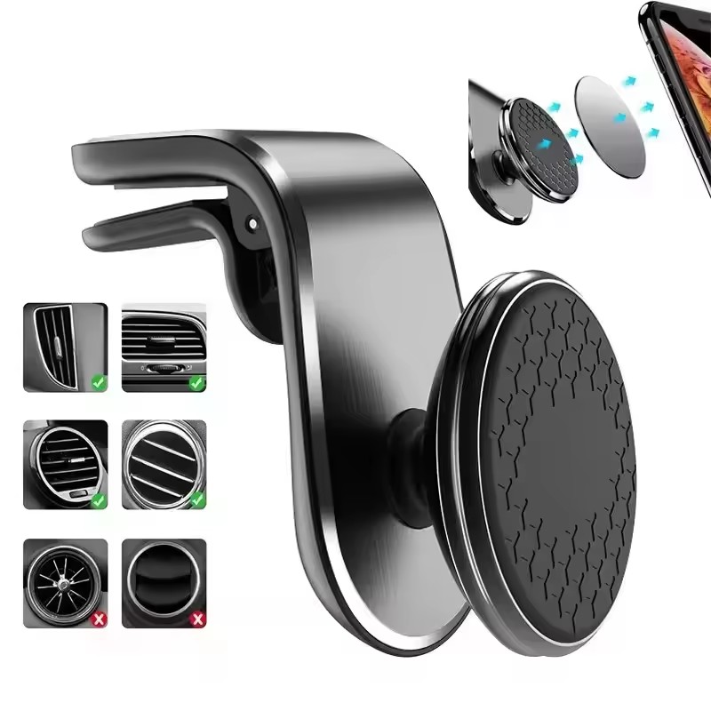 Magnetic Phone Holder For Car Vent - Penyangga Telepon Magnetik untuk Mobil, Universal,