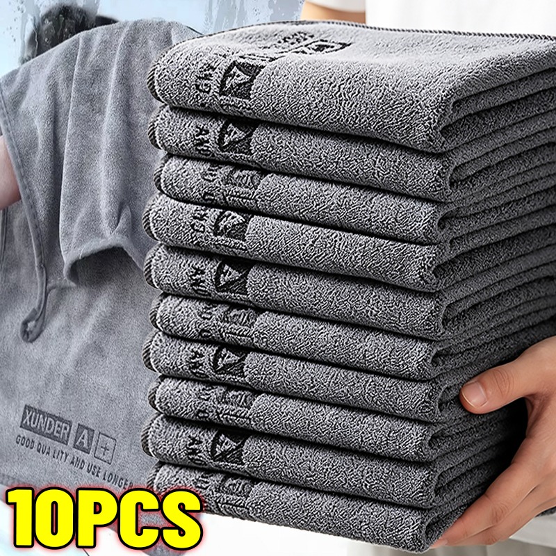Microfiber Car Drying Towel Super Absorbent - 10/1 Buah Handuk Microfiber Cuci Mobil