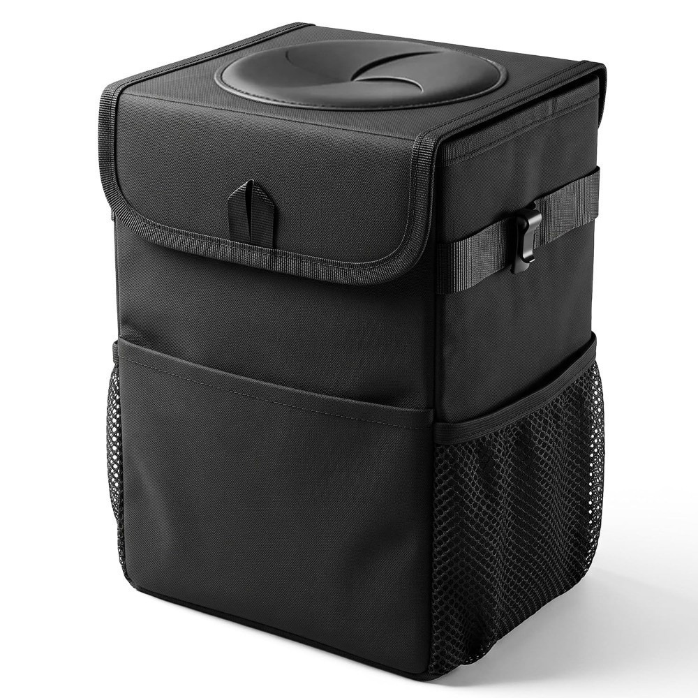 Waterproof Car Trash Can With Lid - Tempat Sampah Mobil yang Dapat Dilipat
