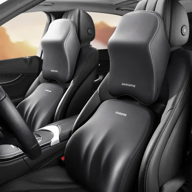 Bantal sandaran kepala Lumbar  - Memory Foam Car Neck Pillow Lumbar Support ulasan dan harga