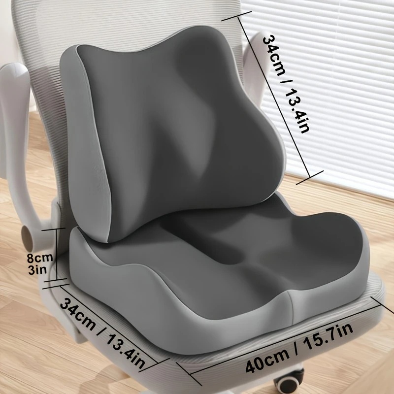 Bantalan Kursi Busa Memori unt - Memory Foam Car Neck Pillow Lumbar Support ulasan dan harga
