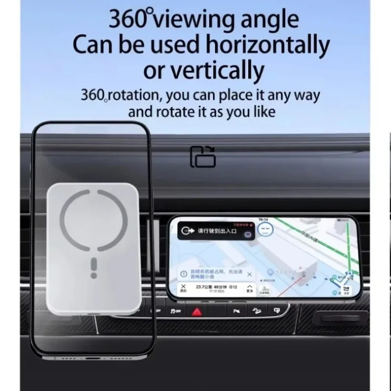 Pengisi Daya Nirkabel Magnetik - Wireless Car Charger Mount Fast Charging ulasan dan harga