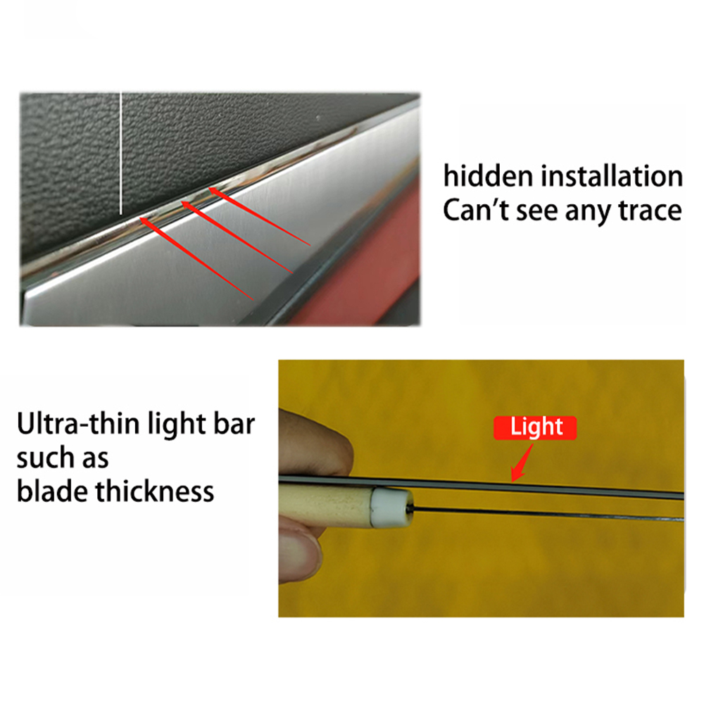 Kit Lampu Ambient Mobil, Kit L - Led Ambient Interior Car Lights App Control ulasan dan harga