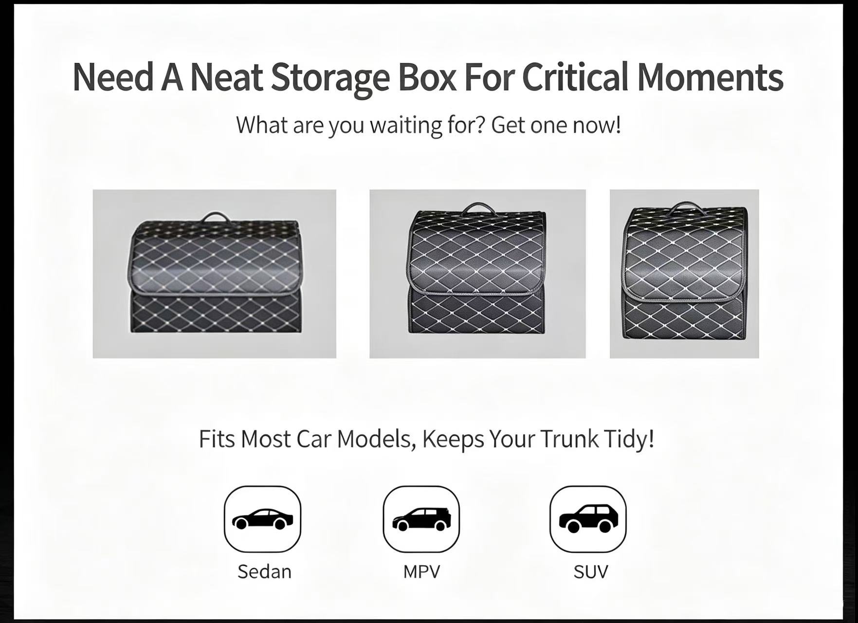 Kotak Penyimpanan Bagasi Mobil - Car Trunk Organizer Foldable Storage Box ulasan dan harga