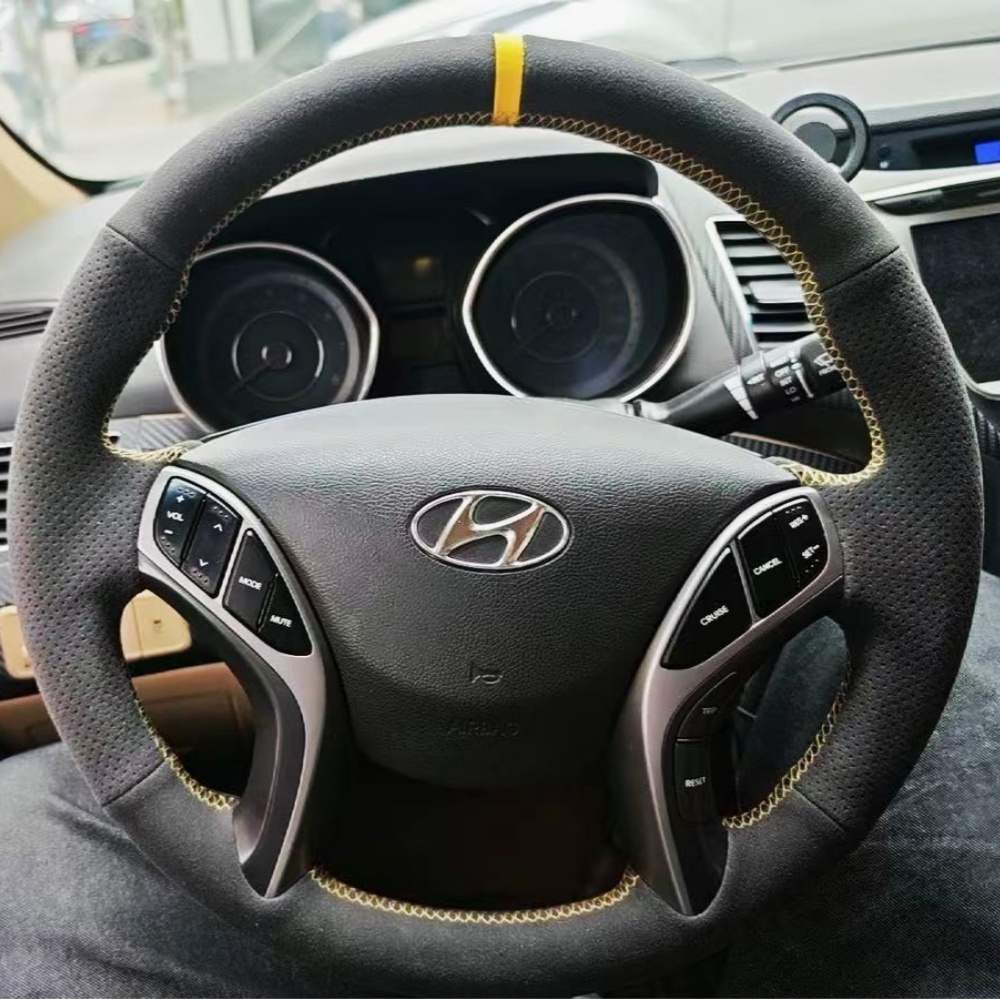 Hyundai custom kustom sarung s - Car Steering Wheel Cover Anti Slip Breathable ulasan dan harga