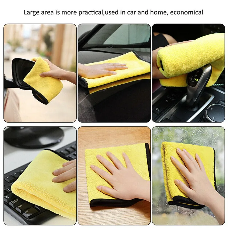 Handuk cuci mobil, kain serat  - Microfiber Car Drying Towel Super Absorbent ulasan dan harga