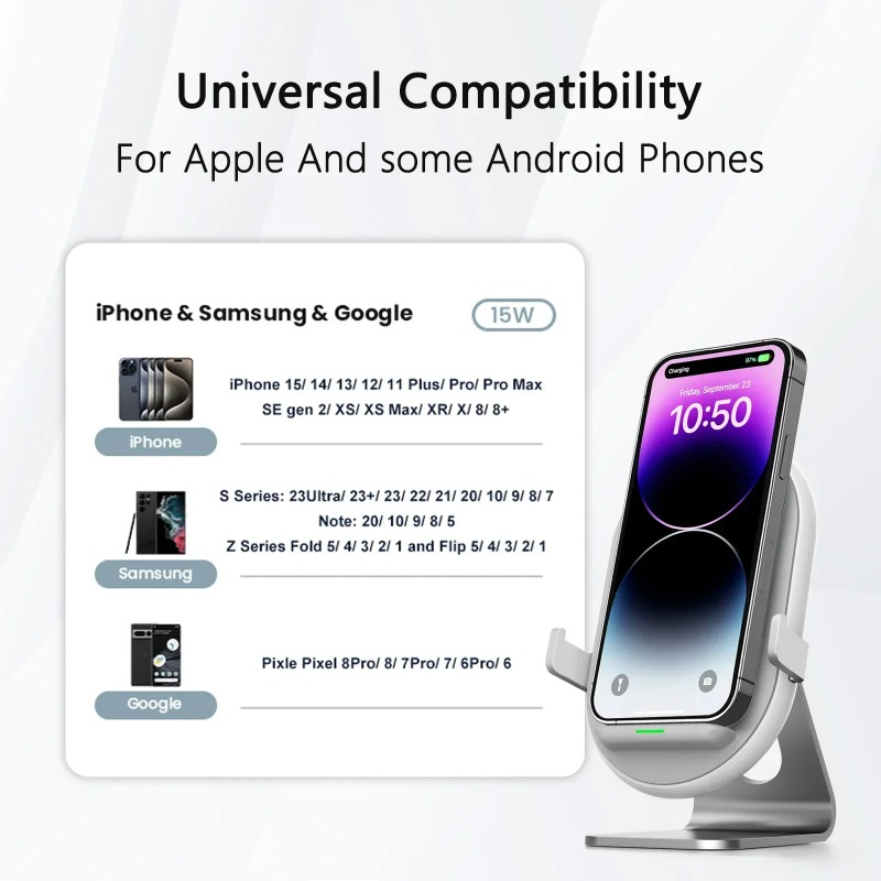 Pengisi Daya Mobil Nirkabel 15 - Wireless Car Charger Mount Fast Charging ulasan dan harga