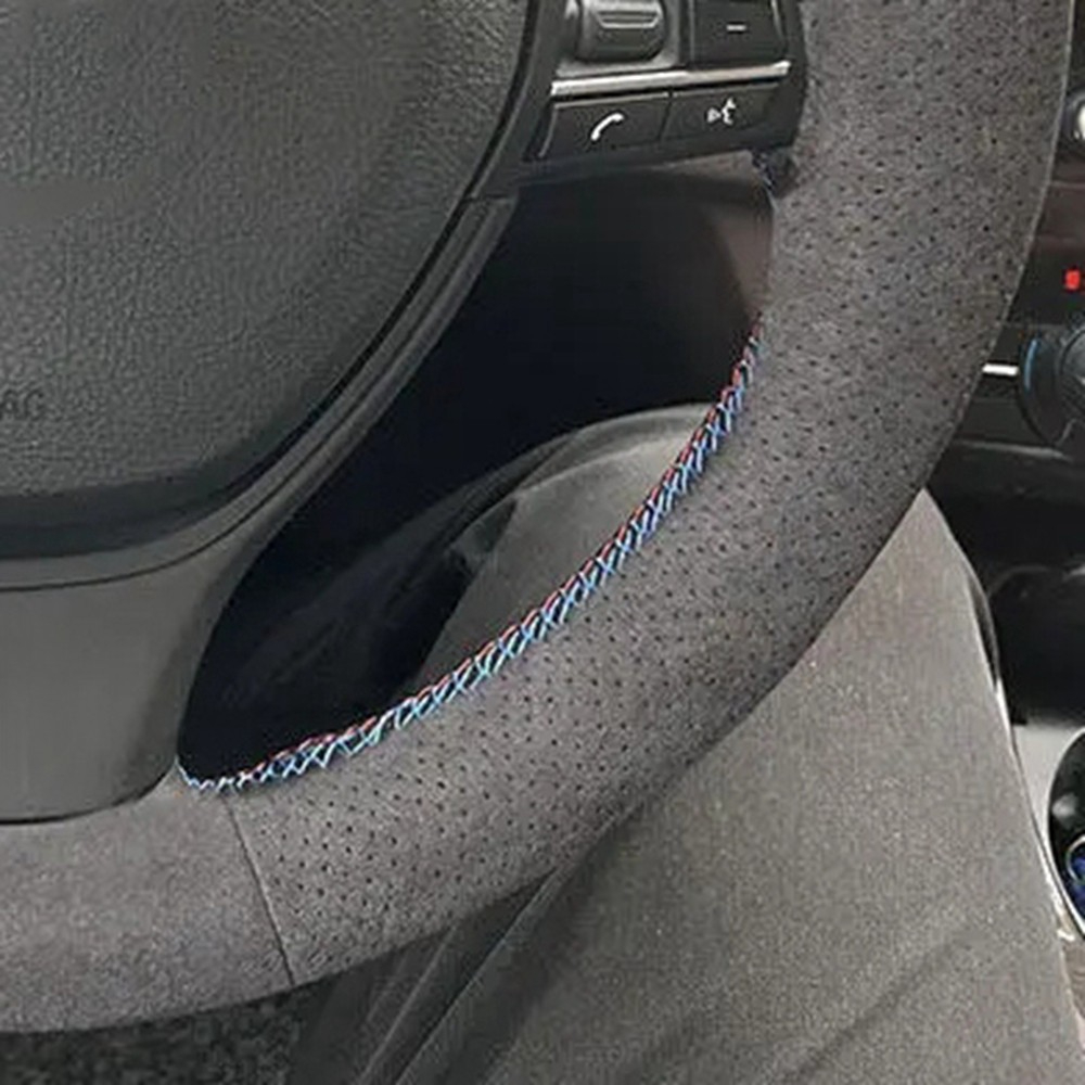 Penutup setir mobil kulit asli - Car Steering Wheel Cover Anti Slip Breathable ulasan dan harga