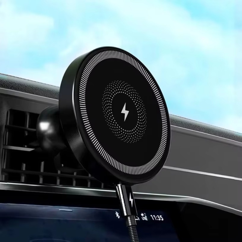 Pengisi Daya Nirkabel Magnetik - Wireless Car Charger Mount Fast Charging ulasan dan harga