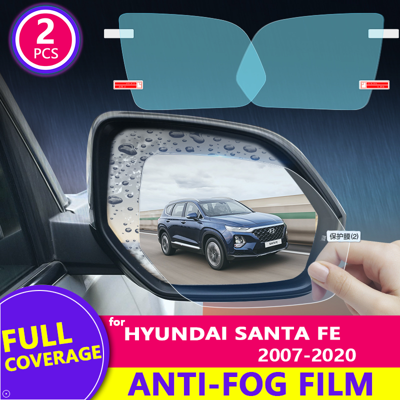 Untuk Hyundai Santa Fe 2007-20 - Anti Glare Car Rearview Mirror Film ulasan dan harga