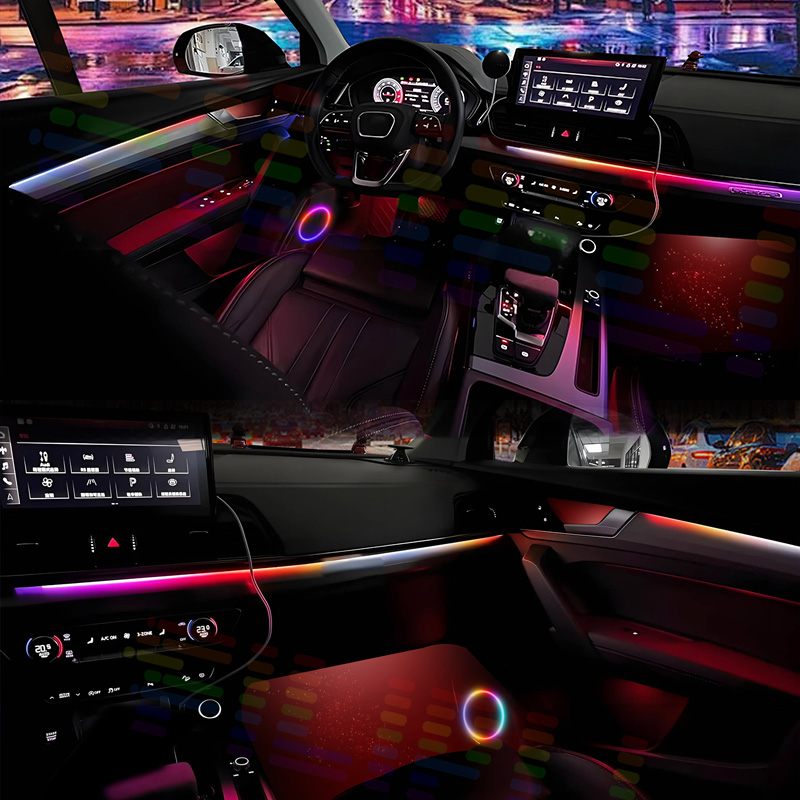 Untuk Aplikasi Lampu Ambient,  - Led Ambient Interior Car Lights App Control ulasan dan harga