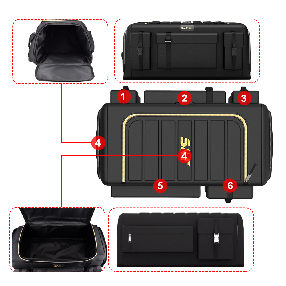 Universal kotak penyimpanan ba - Car Trunk Organizer Foldable Storage Box ulasan dan harga