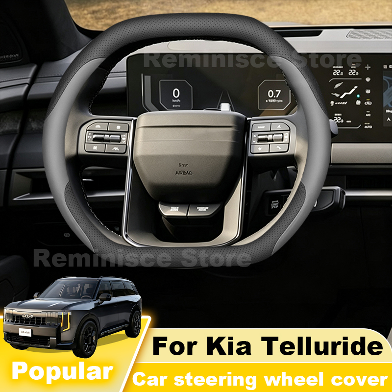 Sarung Setir Mobil Kulit Nappa - Car Steering Wheel Cover Anti Slip Breathable ulasan dan harga