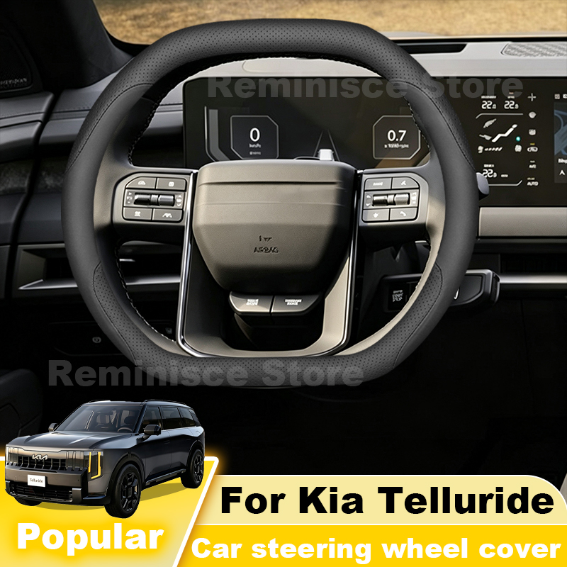 Sarung Setir Mobil Kulit Nappa - Car Steering Wheel Cover Anti Slip Breathable ulasan dan harga