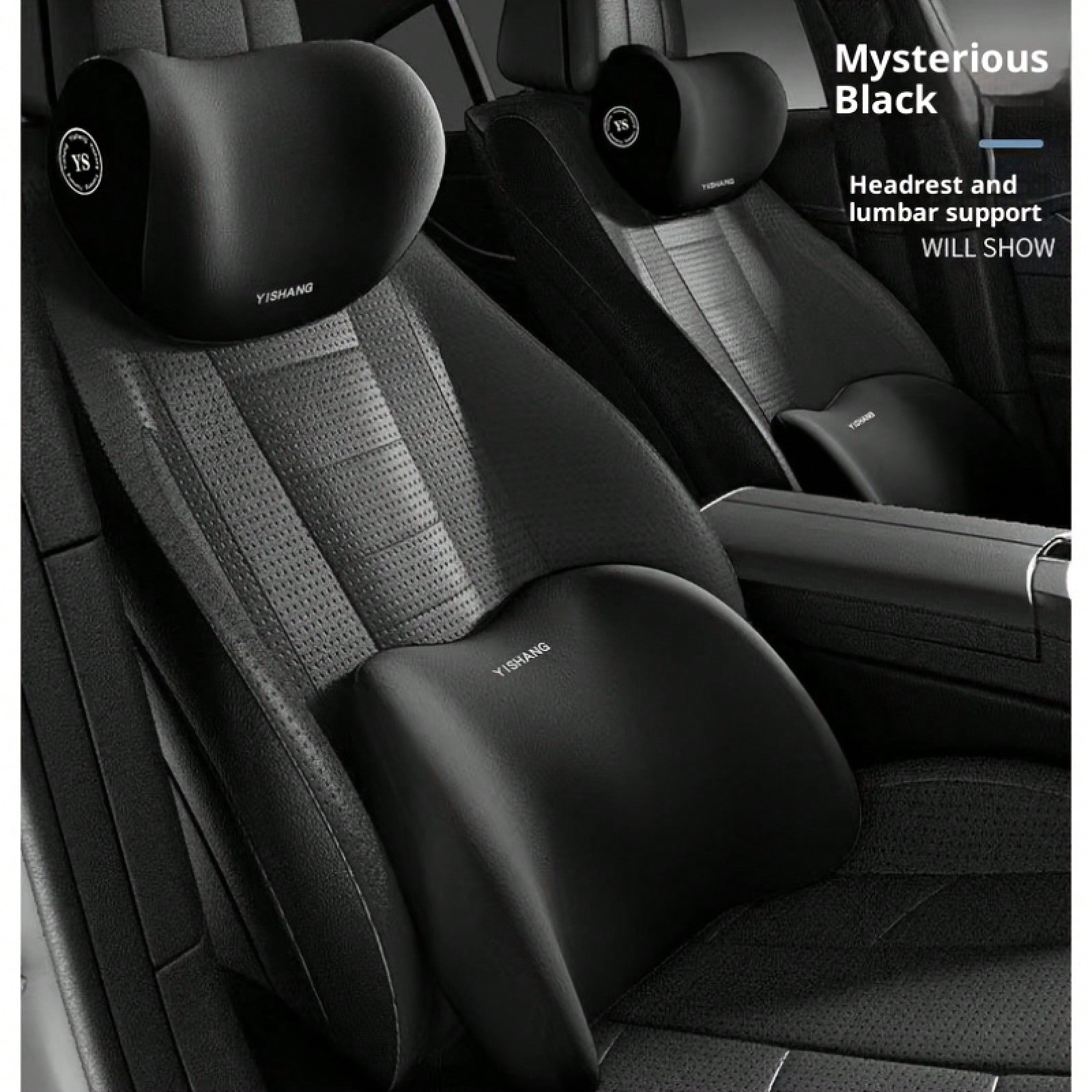Bantal Sandaran Kepala & Penya - Memory Foam Car Neck Pillow Lumbar Support ulasan dan harga